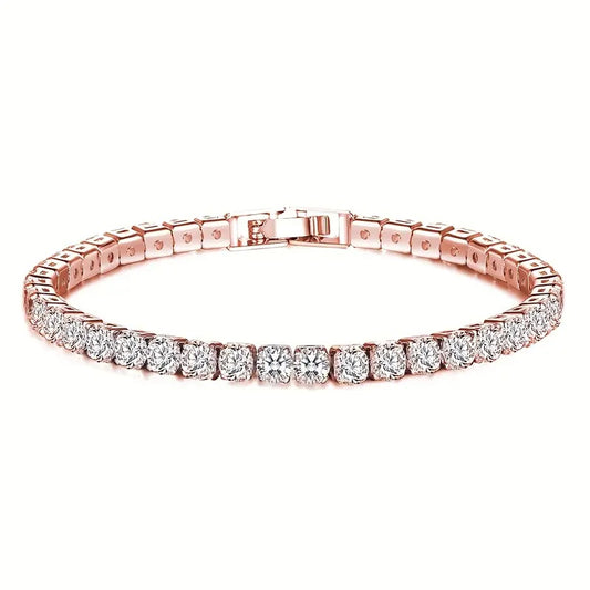 Rose Gold Tennis Bracelet