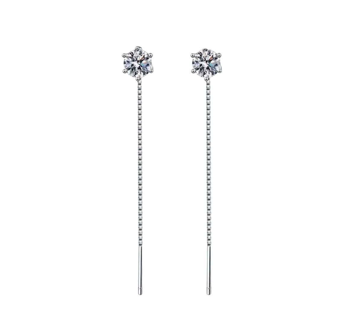 CZ hanger Earrings