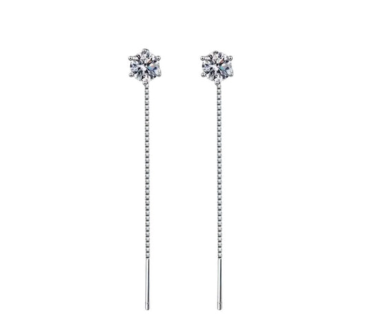 CZ hanger Earrings